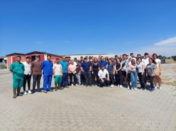 2022 last business visit of Laborant Veterinary Health students: Bilcanlı Feed, Dairy and Fattening Farm