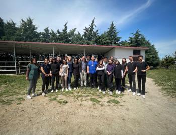 Türkiye Jokey Kulübü Pansiyon Harasına teknik gezi